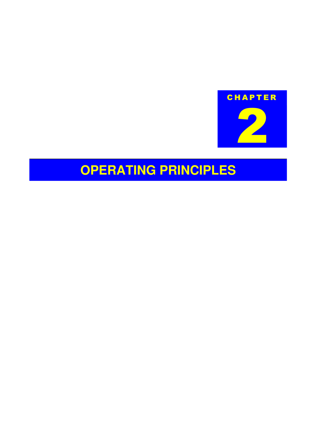 Epson EX, 700 manual Operating Principles, + $ 