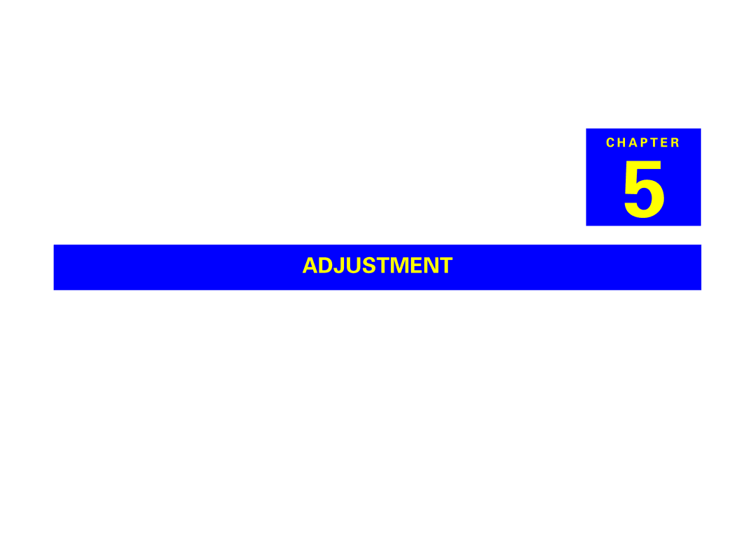 Epson 7000 service manual Adjustment 