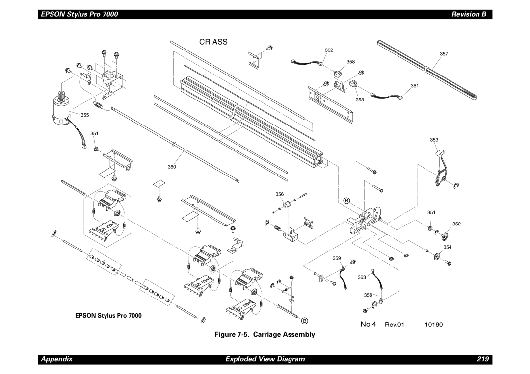 Epson 7000 service manual Cr Ass 