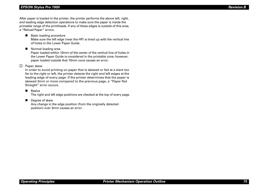 Epson 7000 service manual Epson Stylus Pro Revision B 