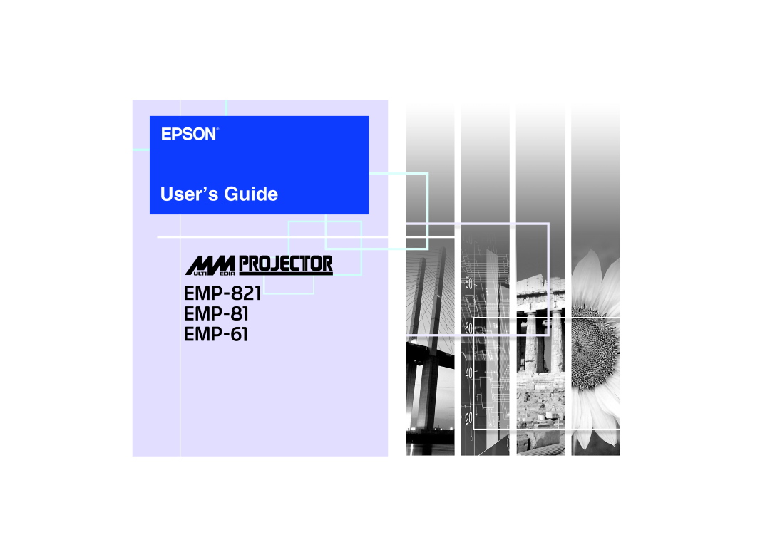 Epson 821 manual User’s Guide 