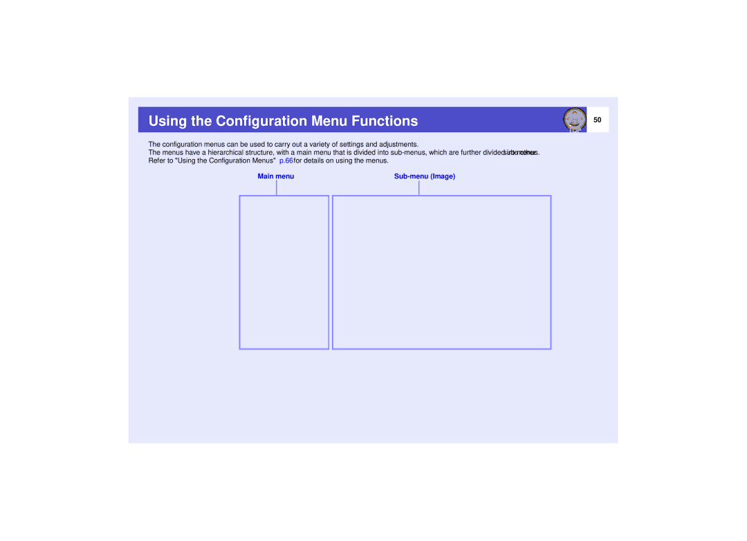 Epson 821 manual Using the Configuration Menu Functions 