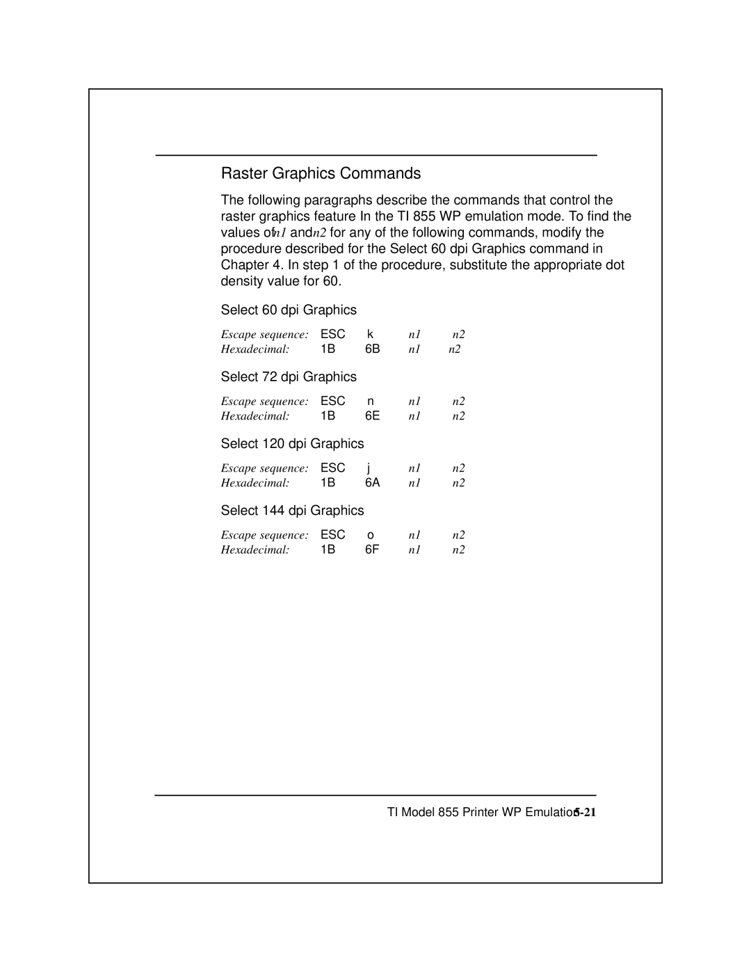 Epson 8900 Series manual Select 72 dpi Graphics, Select 144 dpi Graphics 