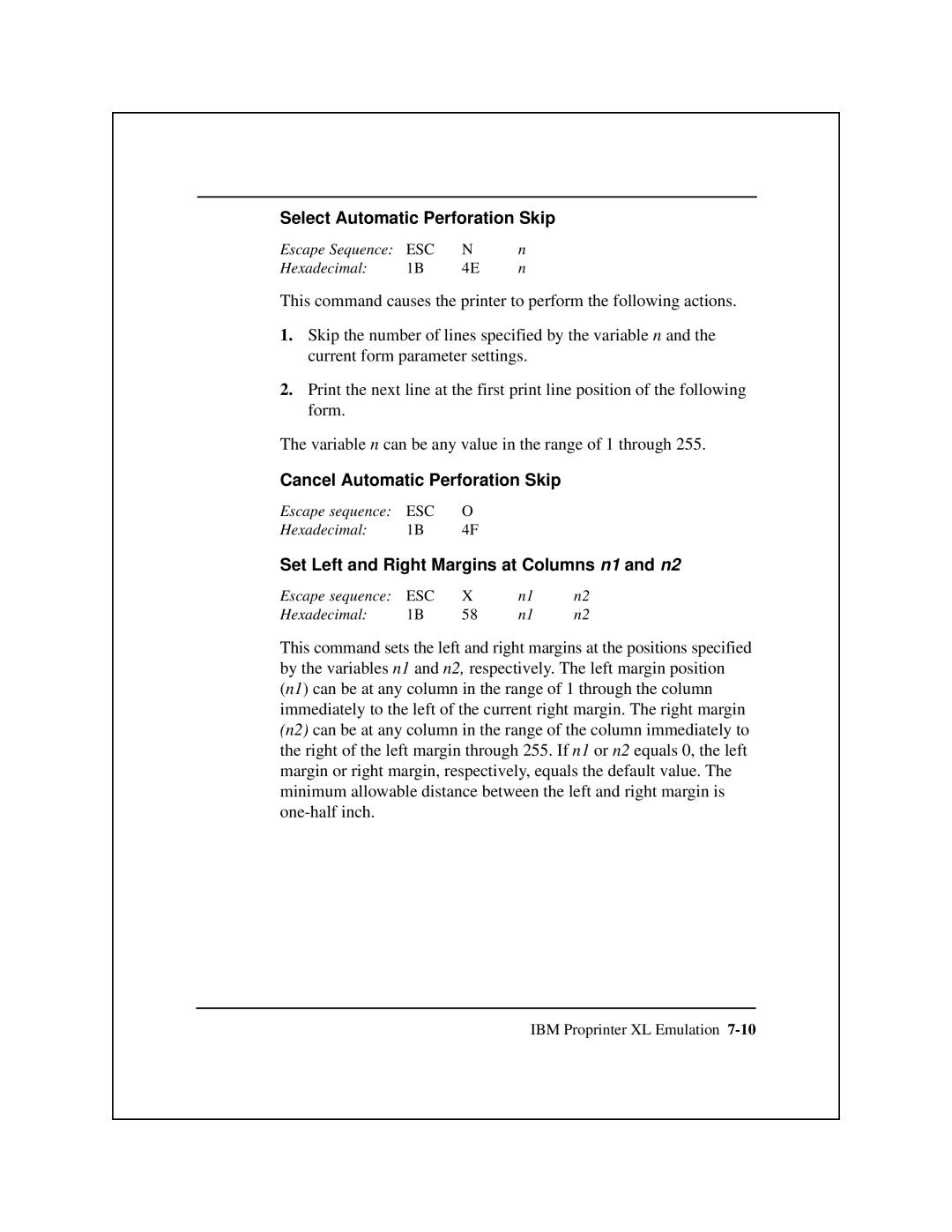 Epson 8900 Series manual Select Automatic Perforation Skip, Cancel Automatic Perforation Skip 