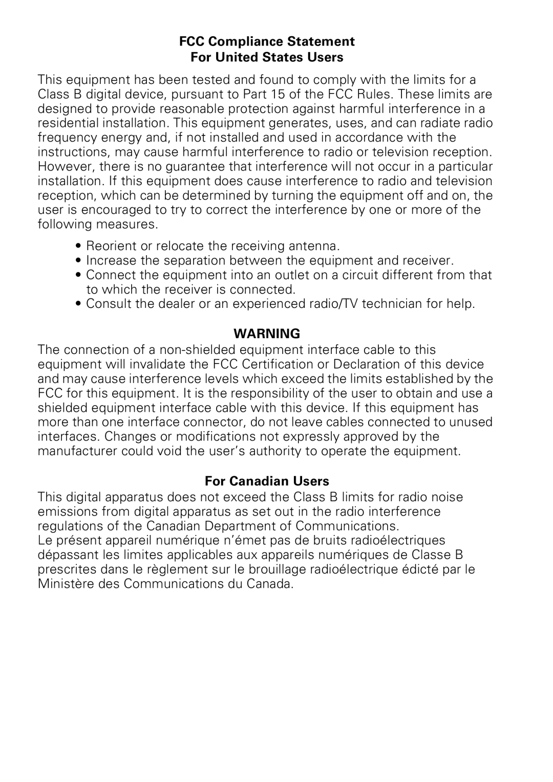 Epson 9100 manual FCC Compliance Statement For United States Users 