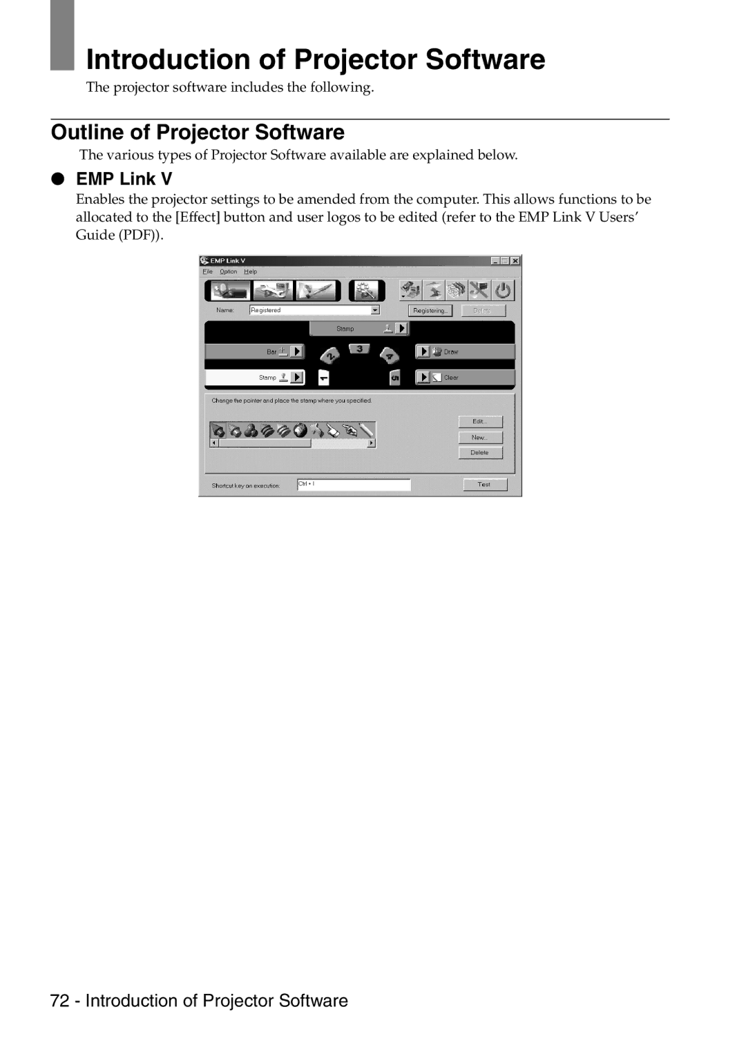 Epson 9100 manual Introduction of Projector Software, Outline of Projector Software, EMP Link 