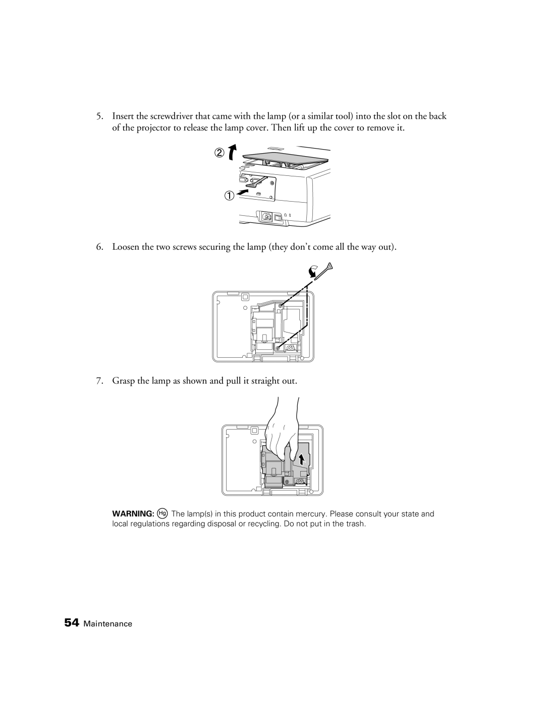 Epson 9350, 9700 manual Maintenance 