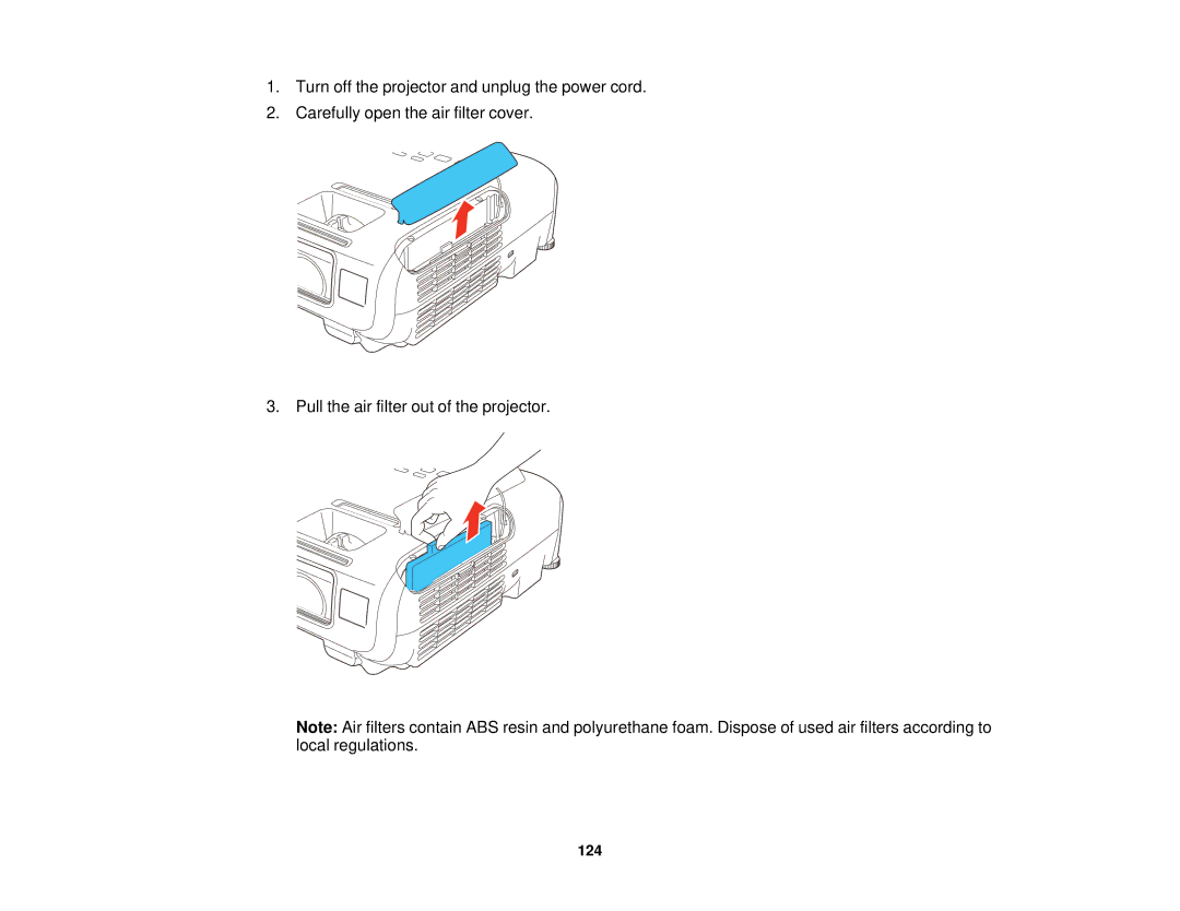 Epson 97, 965, 955W, 98, 99W manual 124 