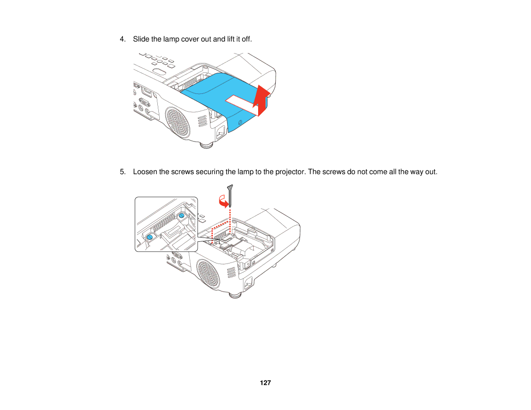 Epson 98, 965, 955W, 99W, 97 manual 127 