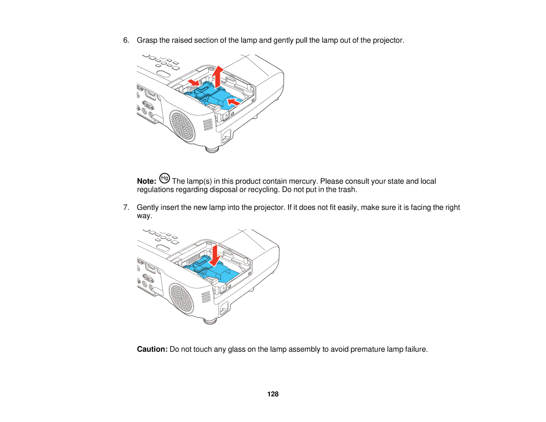 Epson 99W, 965, 955W, 98, 97 manual 128 