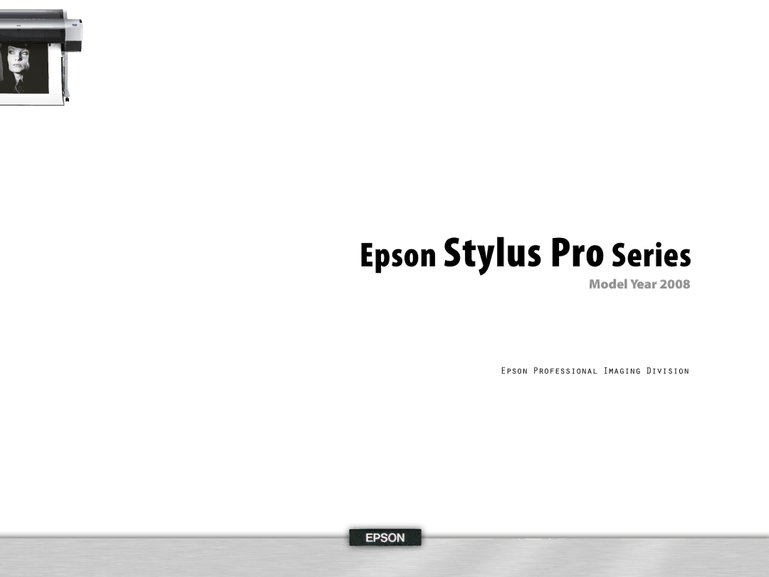 Epson 4, 995 manual Epson Stylus Pro Series 