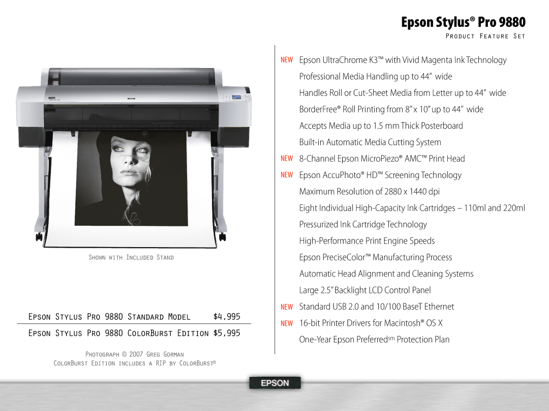 Epson 4, 995 manual Epson Stylus Pro 