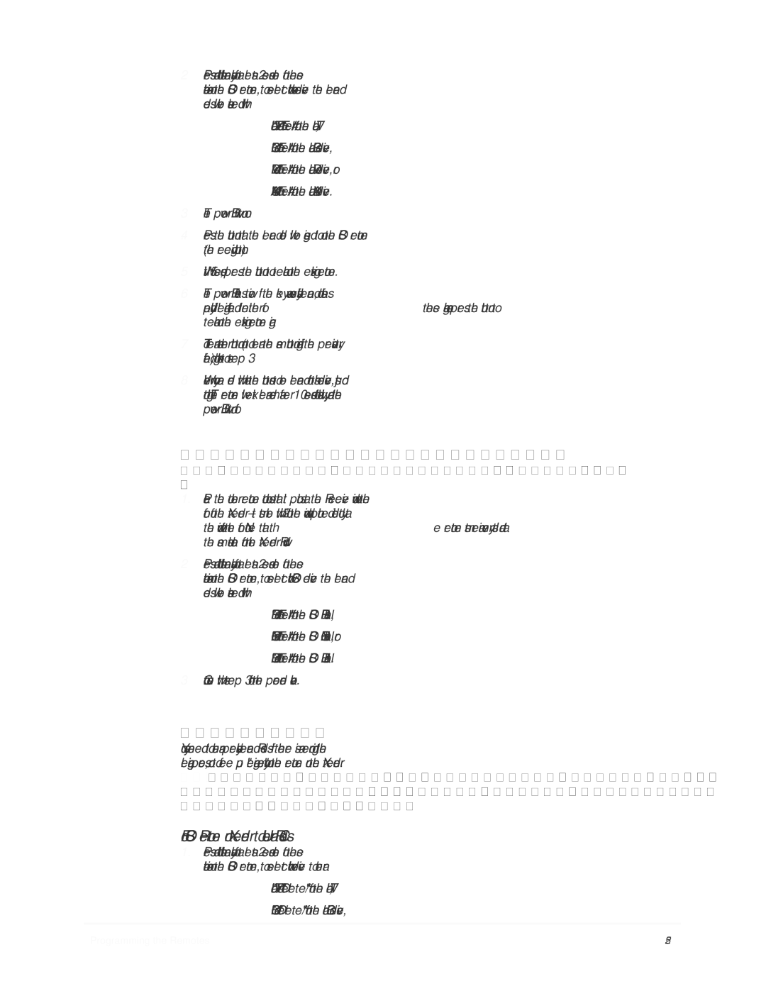 Epson Bocs installation manual Have the Xtender Learn IR Codes from Another Remote, Unlearn IR Codes 