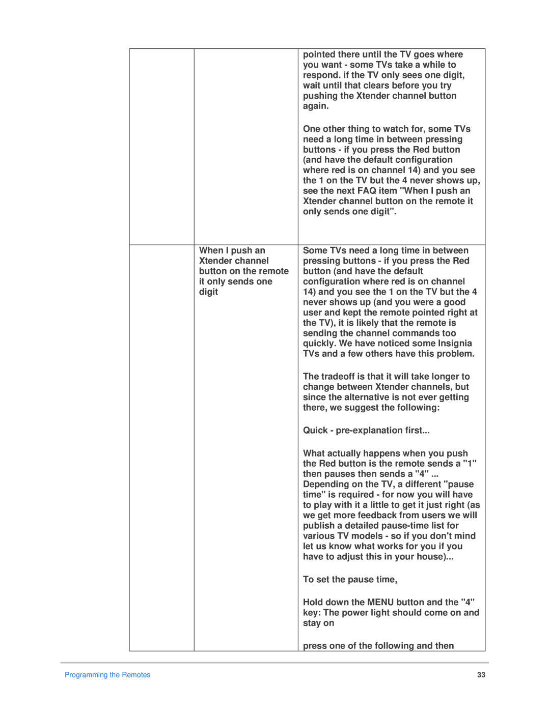 Epson Bocs installation manual Programming the Remotes 