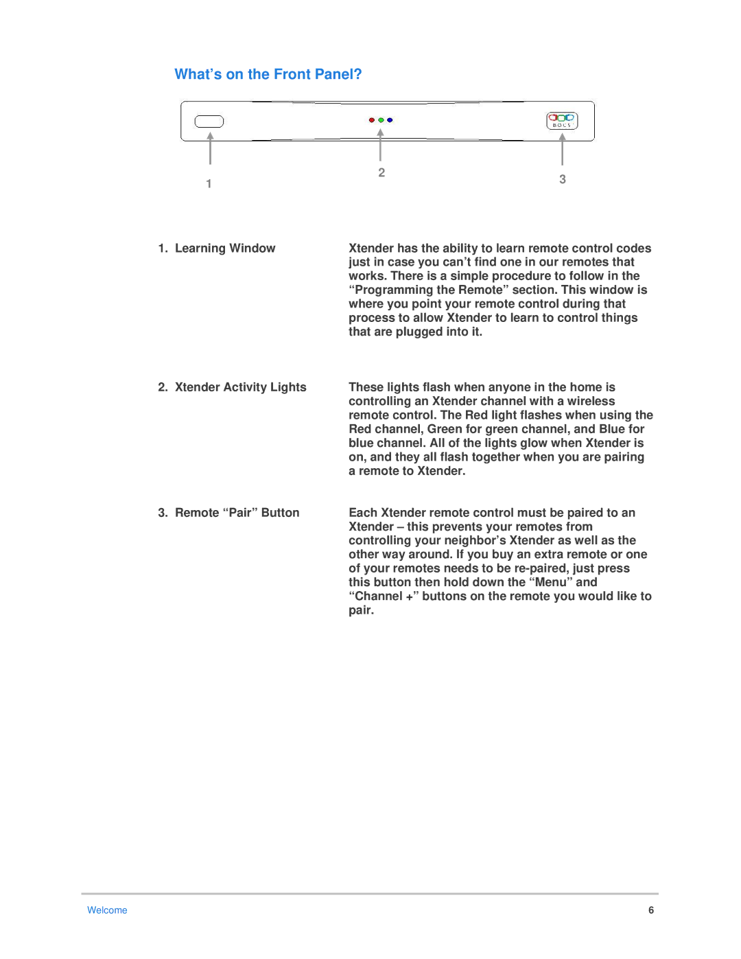 Epson Bocs installation manual What’s on the Front Panel? 