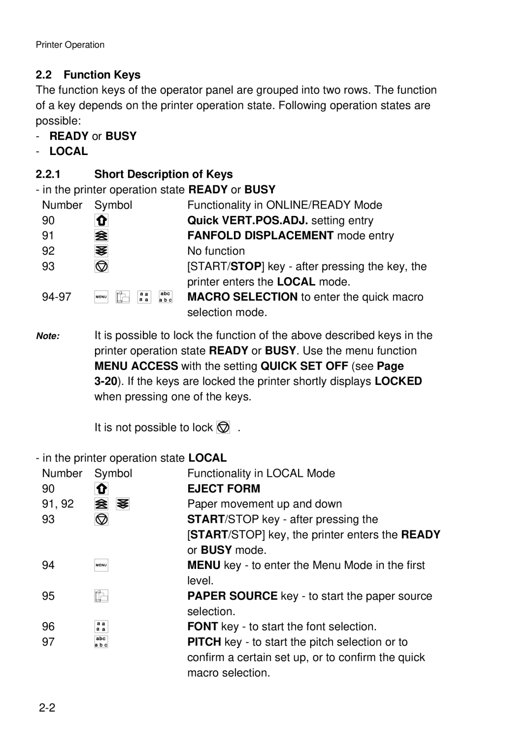 Epson C I - 4 0 4 0, C I - 4 0 5 0 user manual Local, Eject Form 