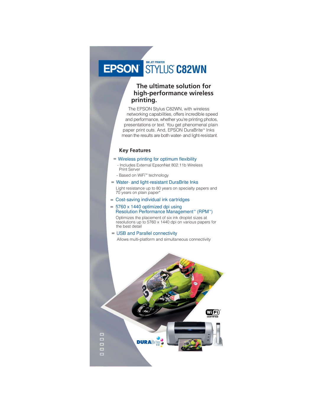 Epson manual Stylus C82WN 