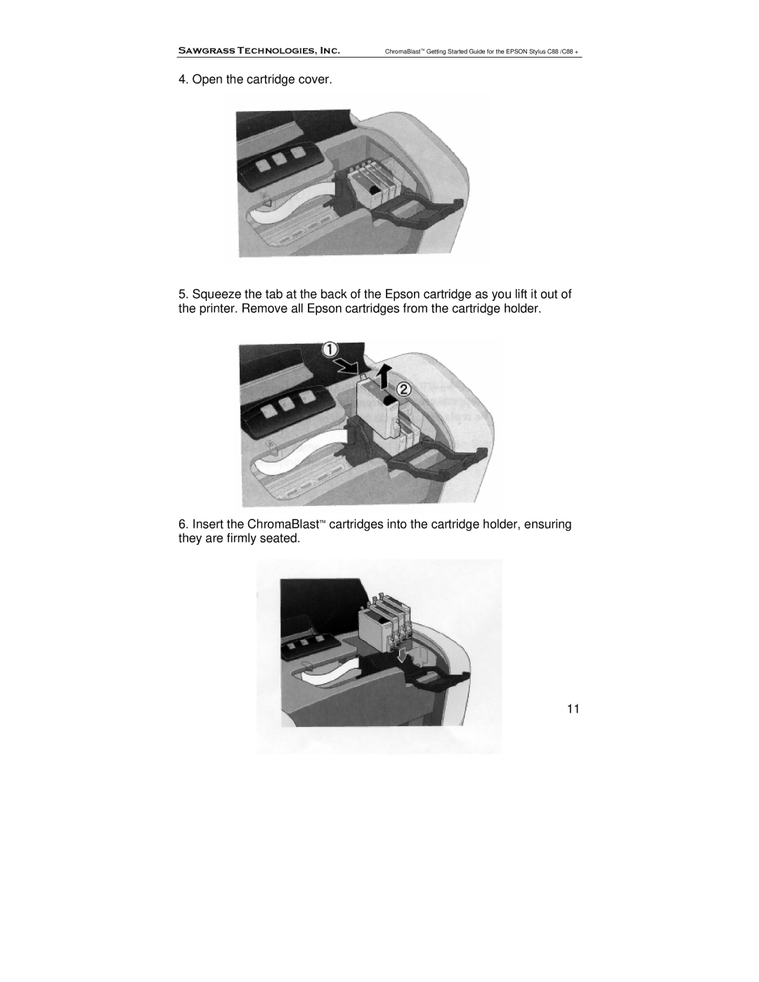 Epson D88+, C88 manual Sawgrass Technologies, Inc 