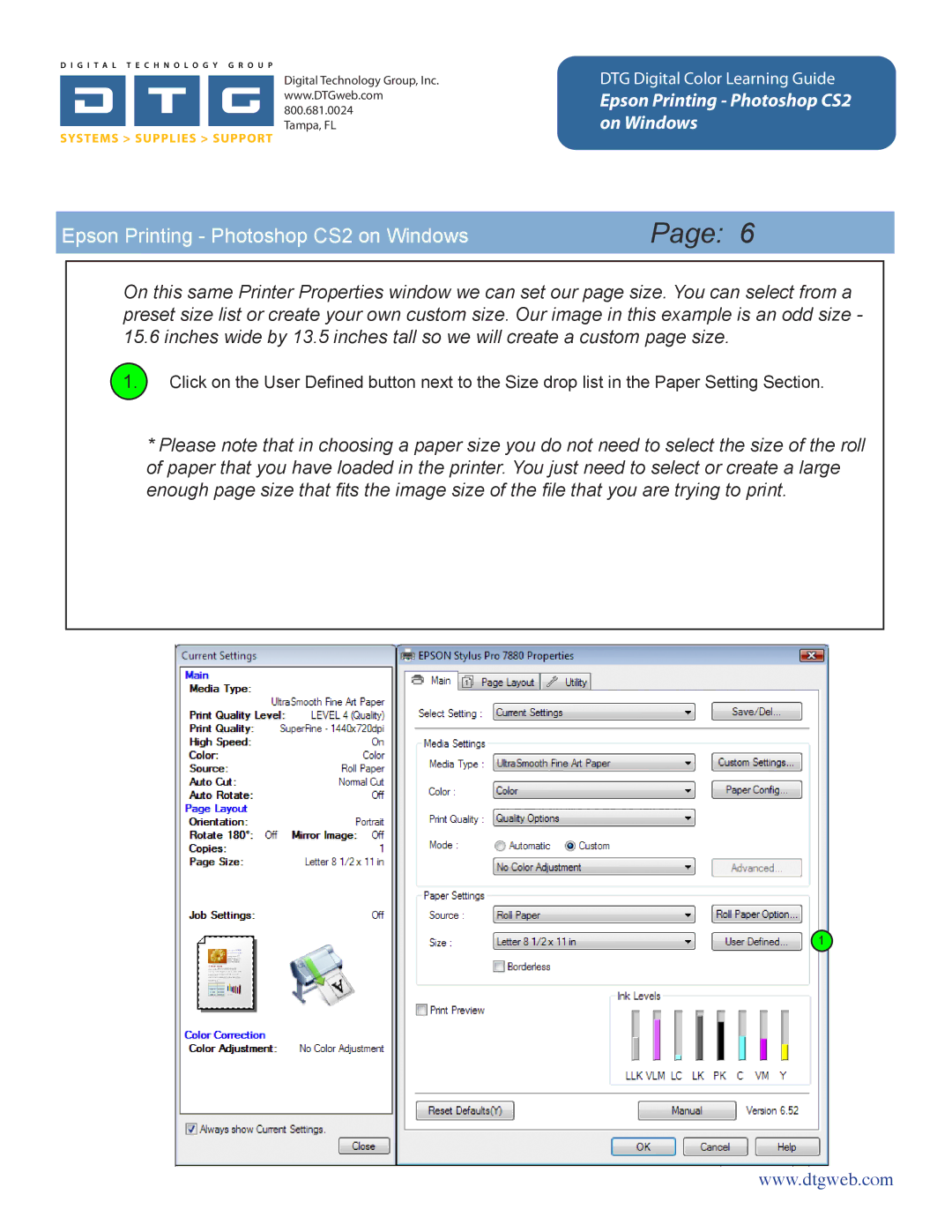 Epson manual Epson Printing Photoshop CS2 on Windows 