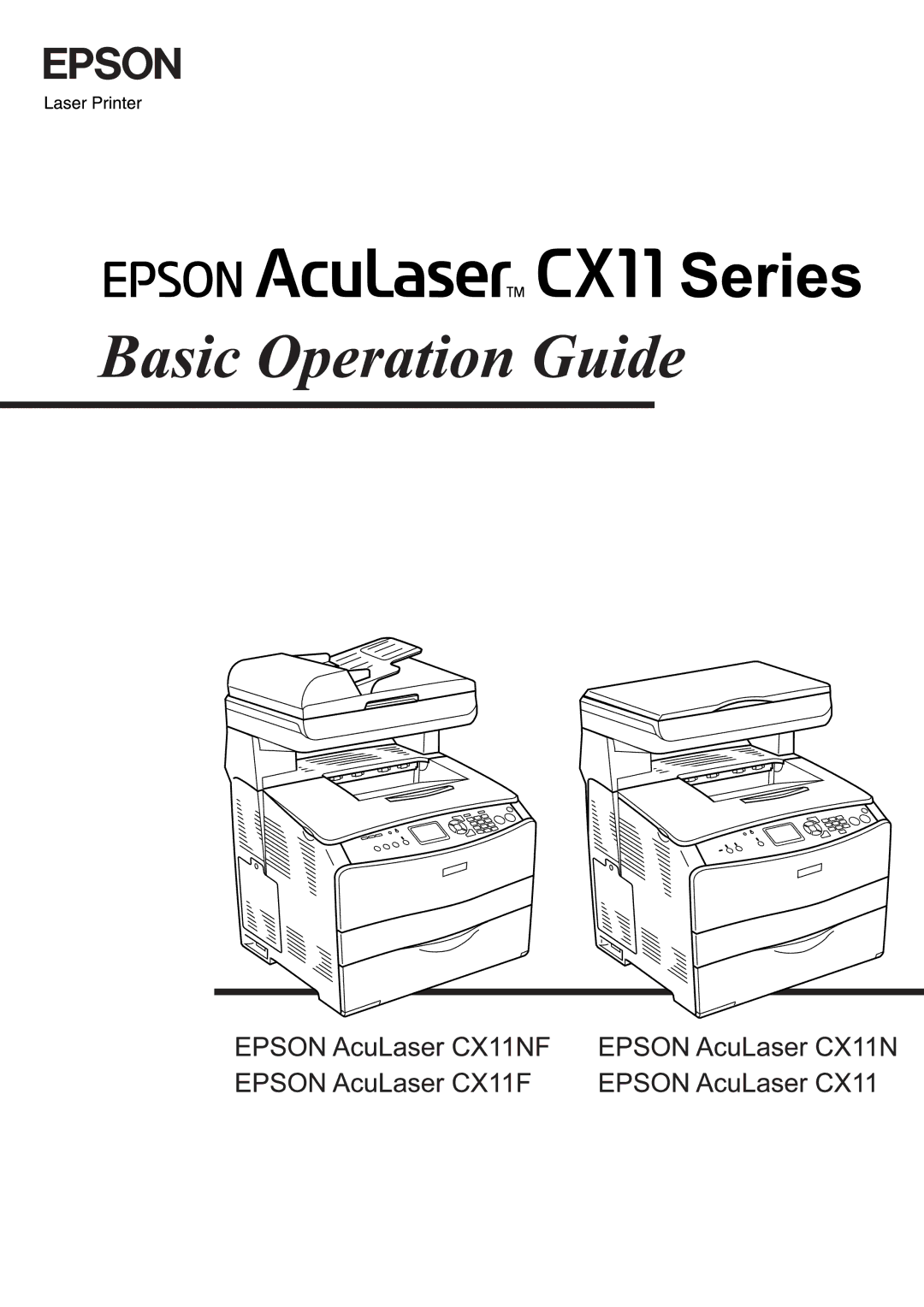 Epson CX11NF, CX11F manual 