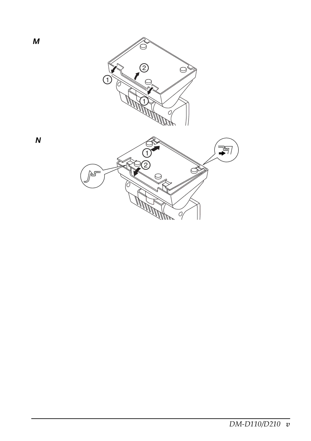 Epson user manual DM-D110/D210 