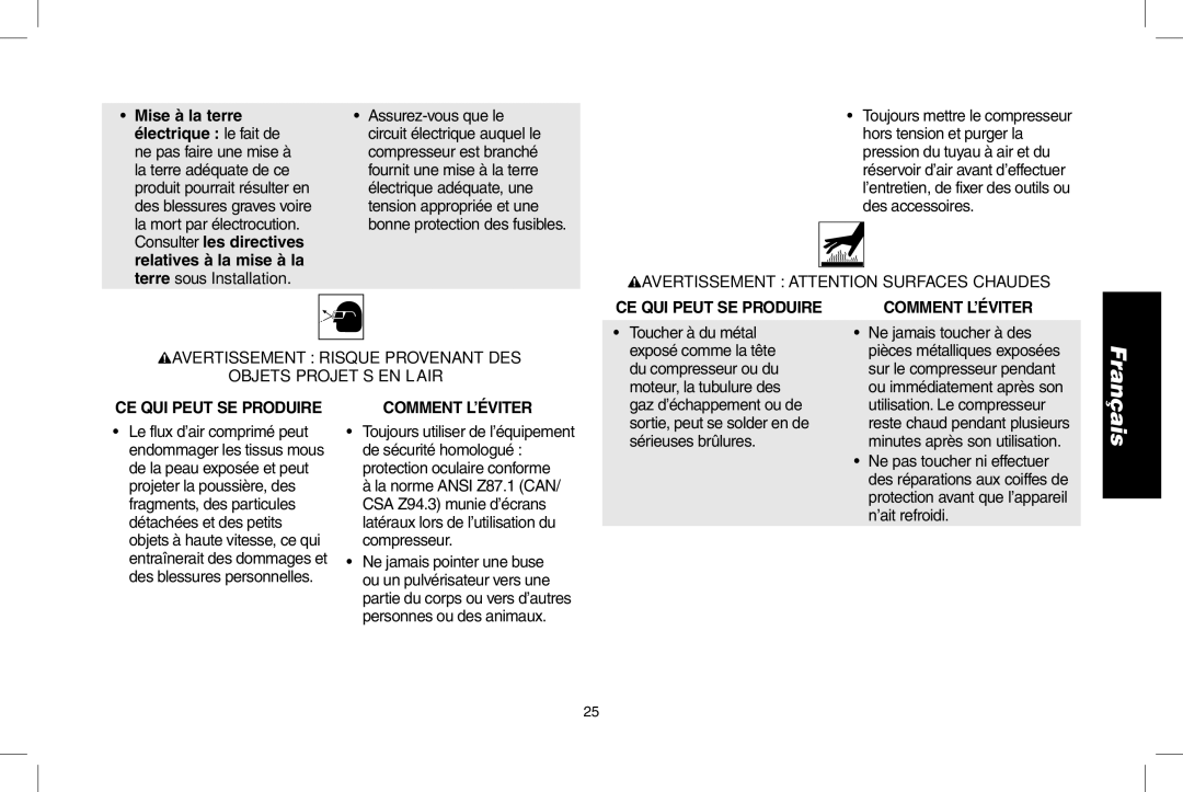 Epson D55168 Avertissement Attention Surfaces Chaudes, Avertissement Risque Provenant DES Objets Projetés EN L’AIR 