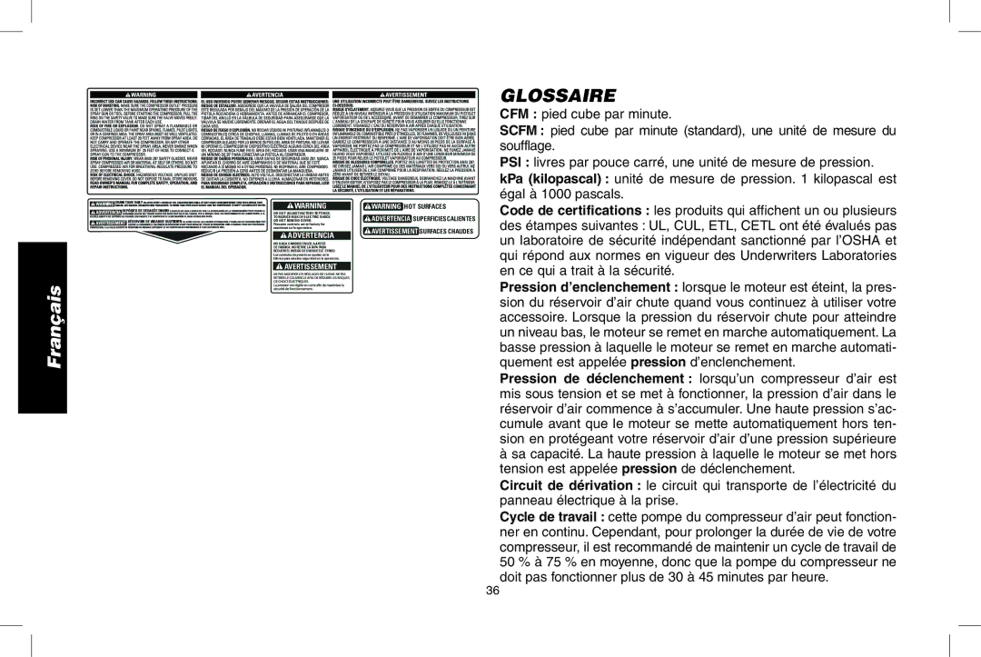 Epson D55168 instruction manual Glossaire 