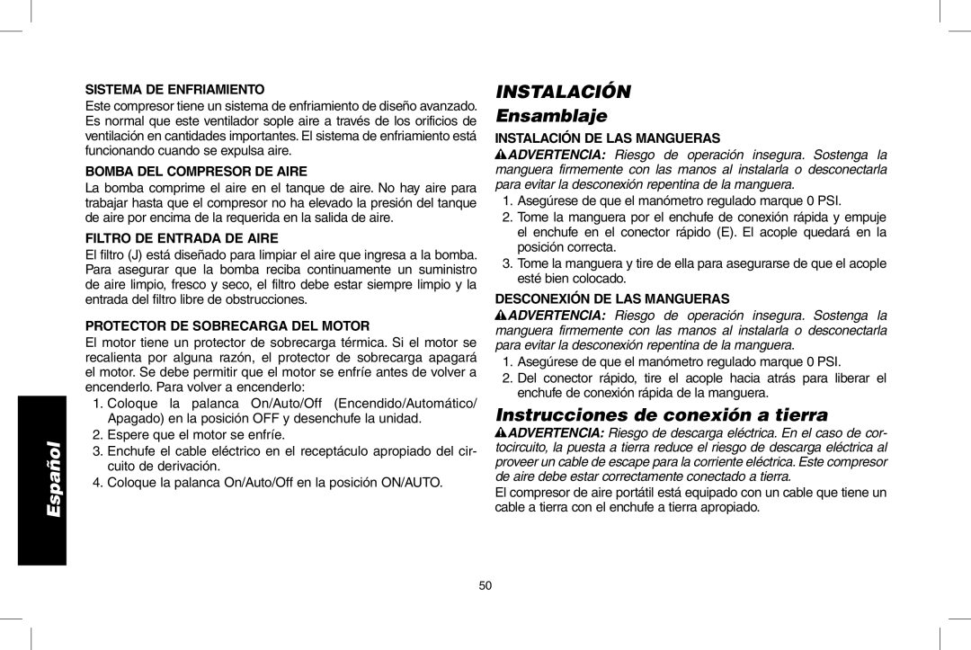 Epson D55168 instruction manual Instalación, Ensamblaje, Instrucciones de conexión a tierra 