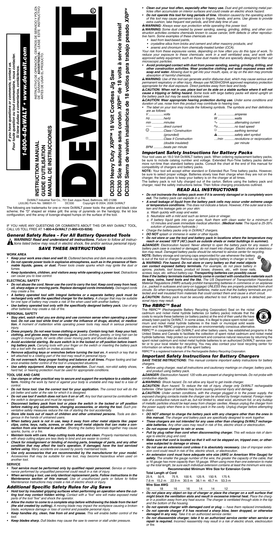 Epson DC330 instruction manual Read ALL Instructions 