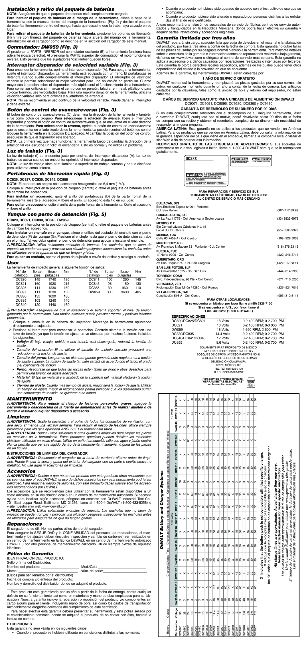 Epson DC830 instruction manual Interruptor disparador de velocidad variable Fig, Mantenimiento 