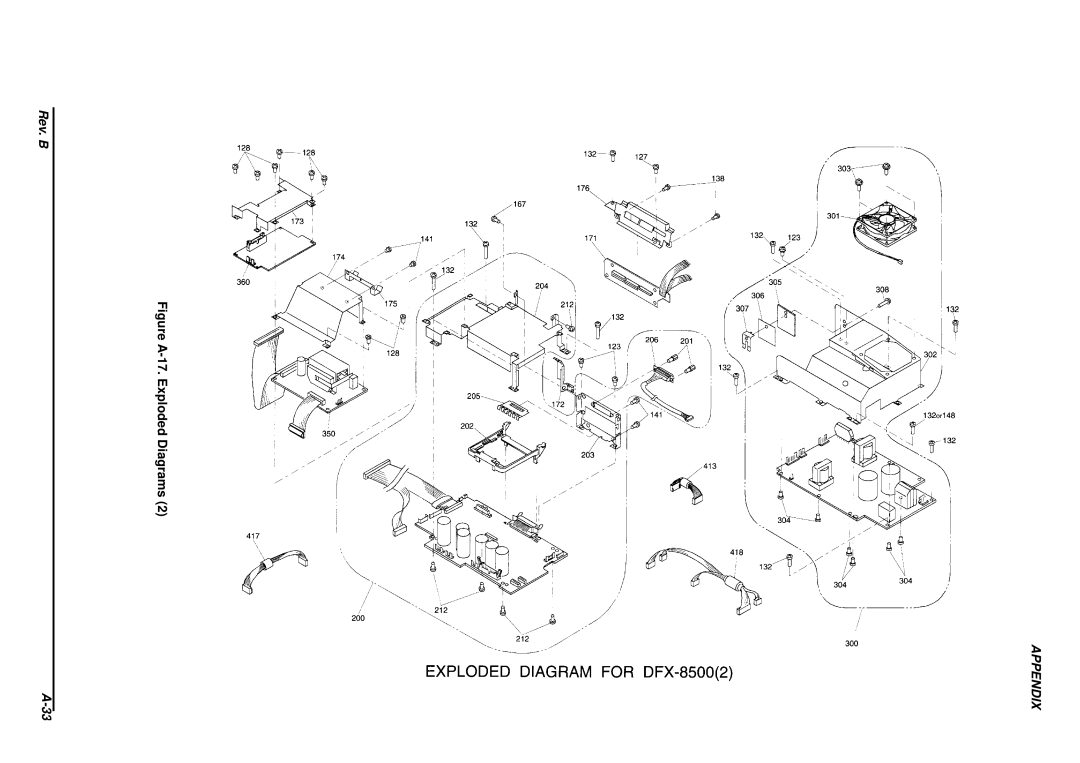 Epson DFX-8500 service manual Figure A-17. Exploded Diagrams 