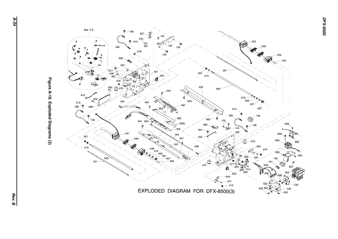 Epson DFX-8500 service manual Figure A-18. Exploded Diagrams 