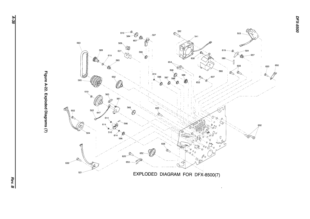 Epson DFX-8500 service manual Figure A-22. Exploded Diagrams 