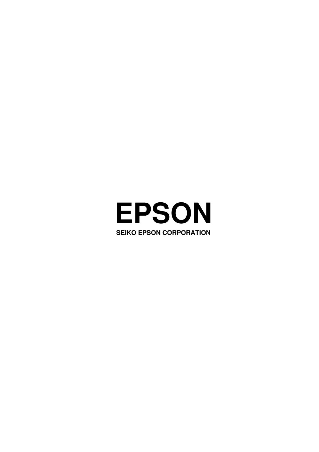 Epson DFX-8500 service manual Epson 