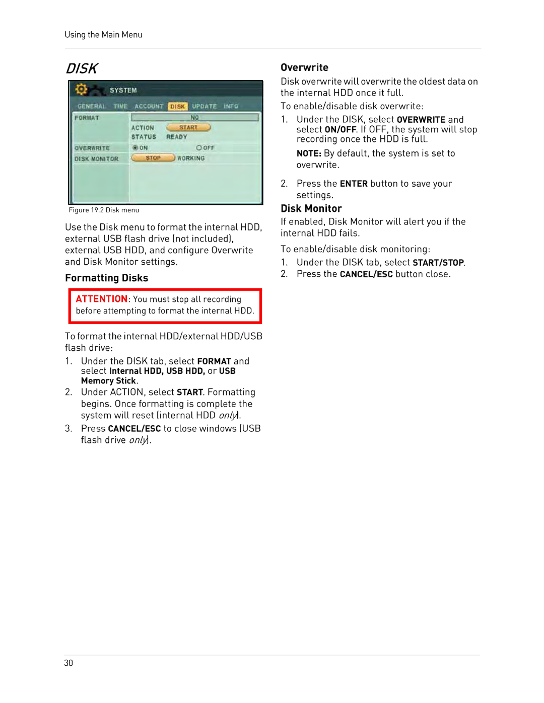 Epson DH200 instruction manual Disk, Press CANCEL/ESC to close windows USB flash drive only 