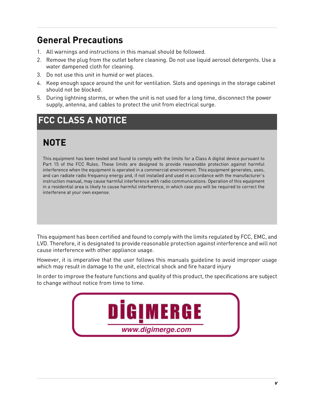 Epson DH200 instruction manual FCC Class a Notice 