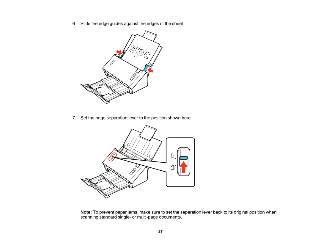 Epson DS-510 manual 