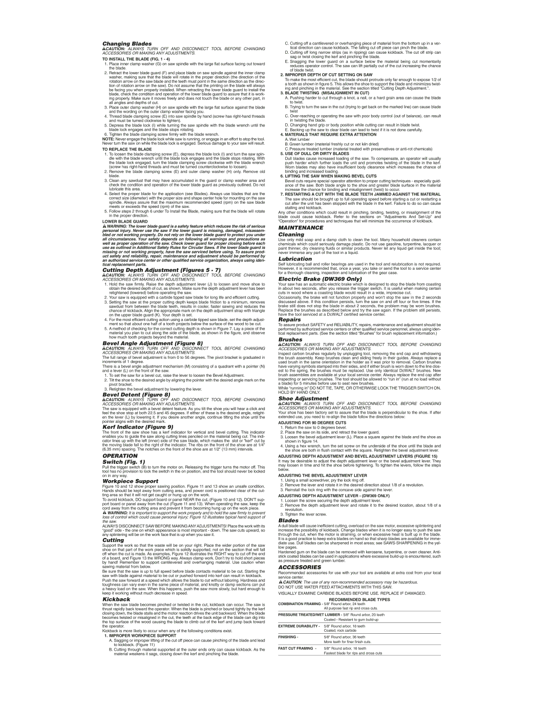 Epson DW368 instruction manual Operation, Maintenance, Accessories 