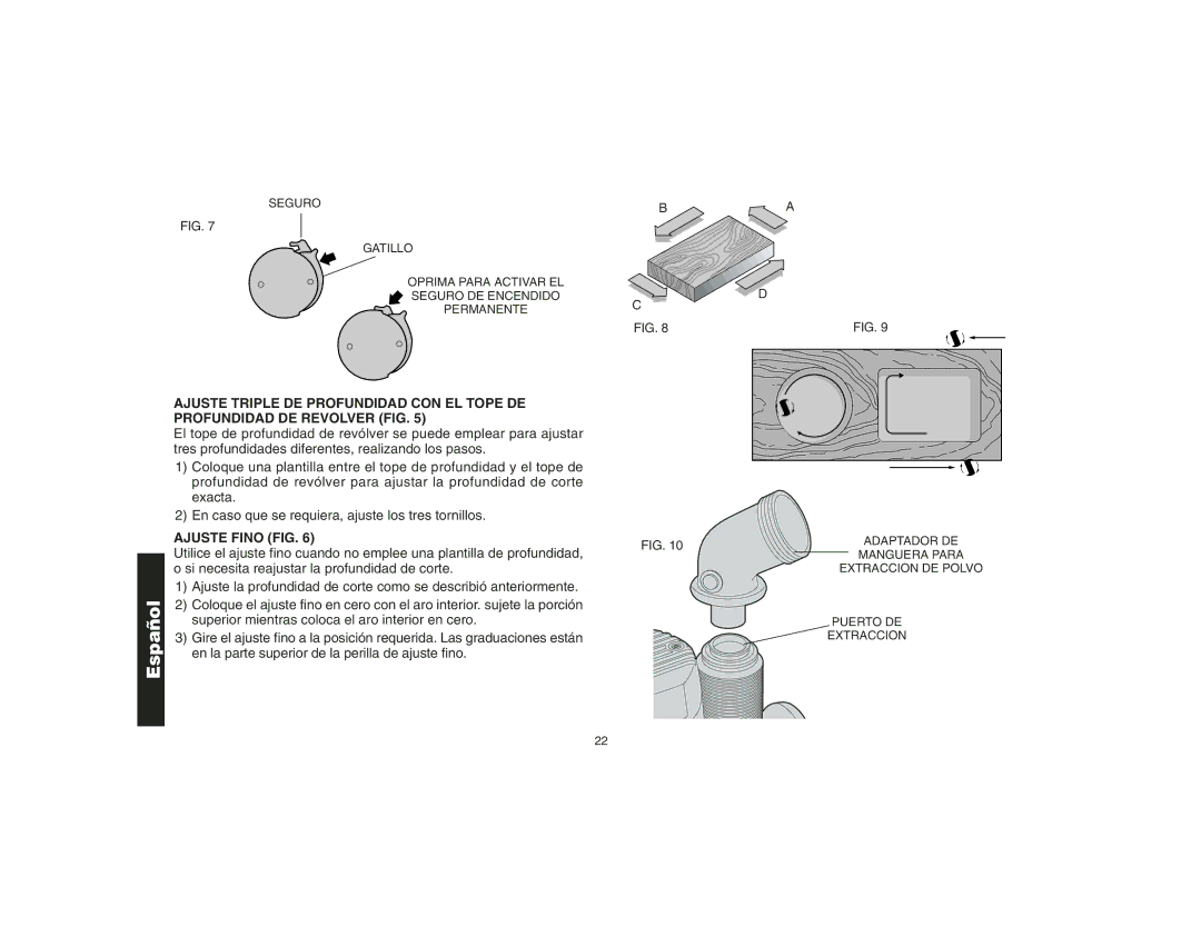 Epson DW621 manual Ajuste Fino FIG 