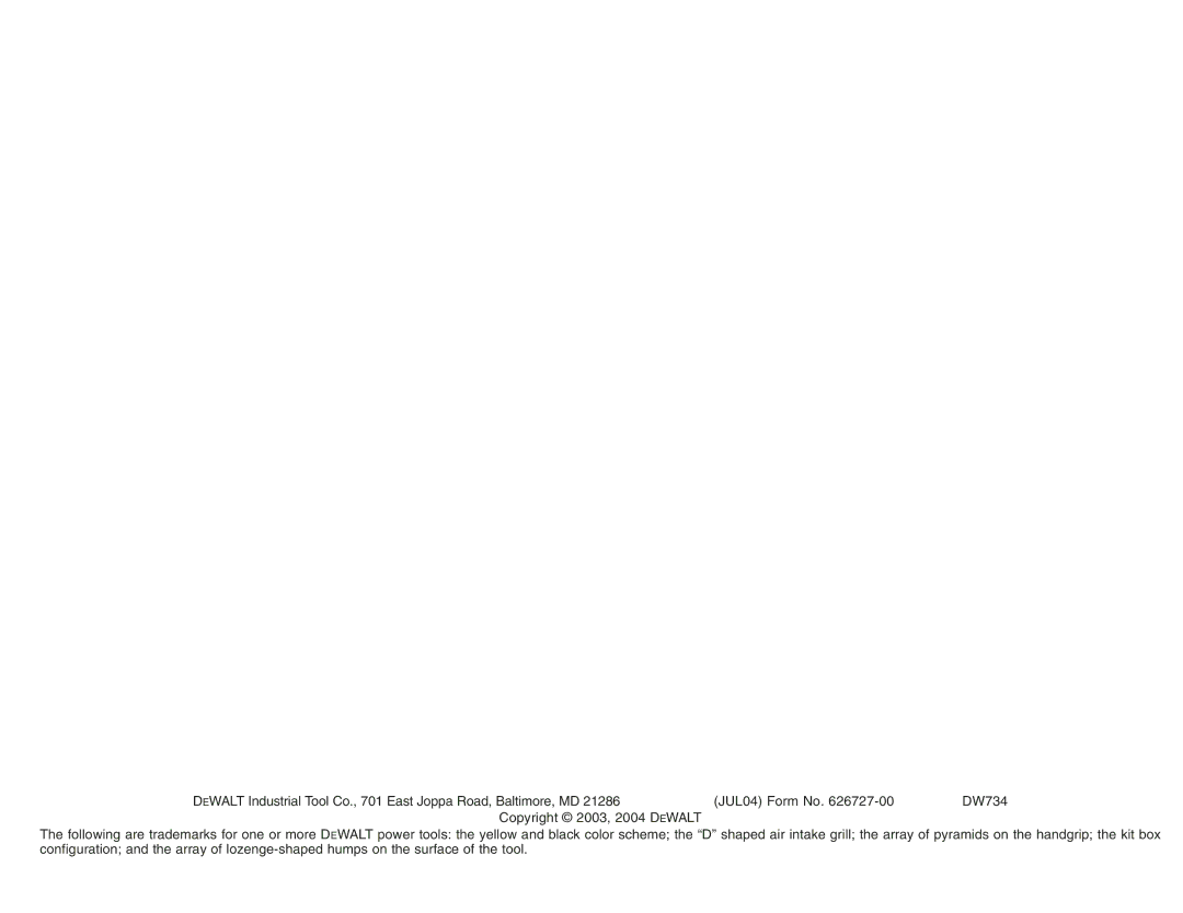 Epson DW734 instruction manual 