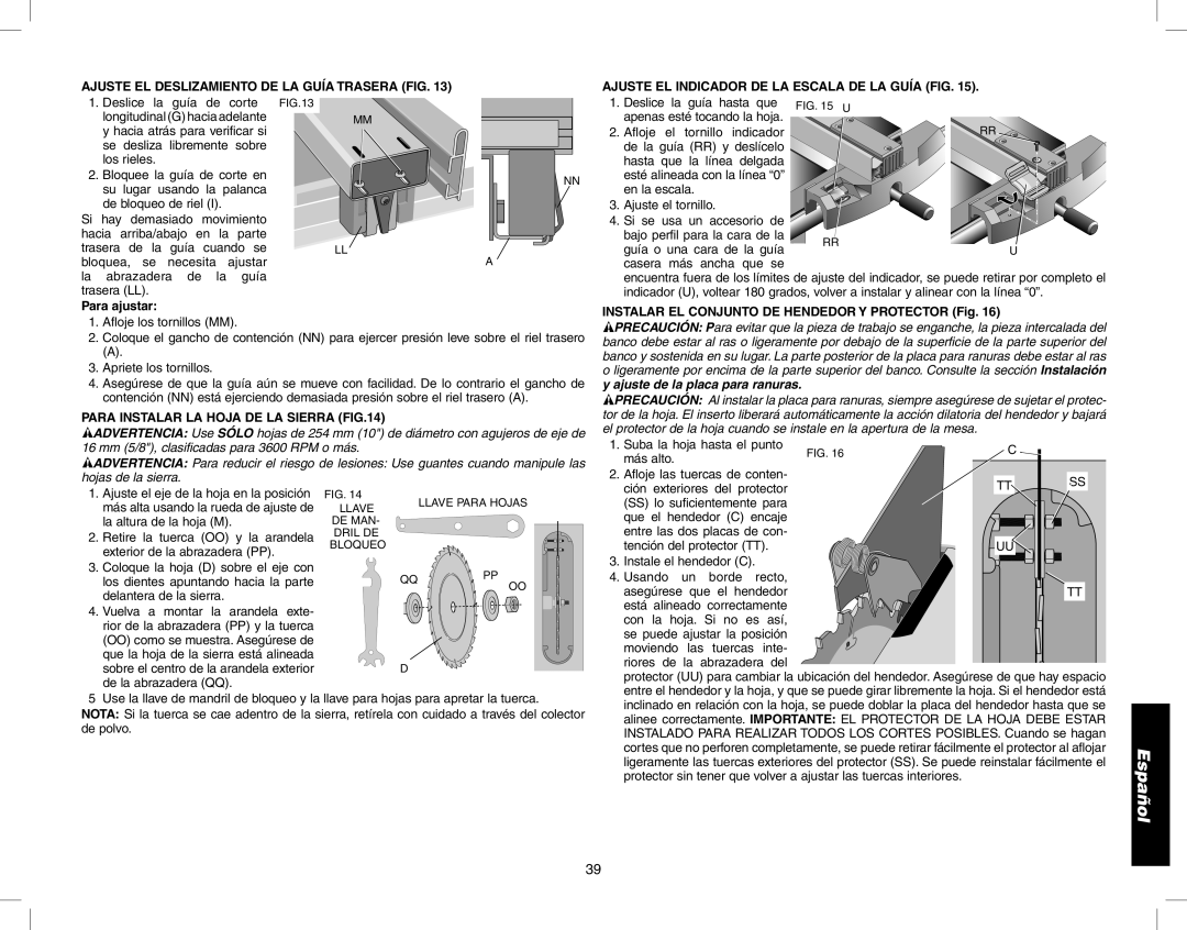 Epson DW746 instruction manual Deslice la Guía de corte, Para ajustar, Instalar EL Conjunto DE Hendedor Y Protector Fig 