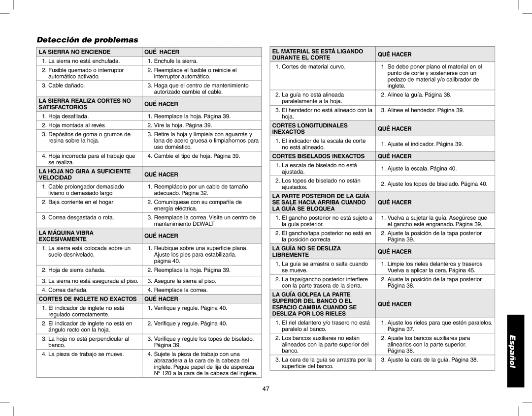 Epson DW746 instruction manual Detección de problemas 