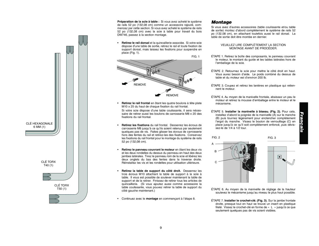 Epson DW7464 manual Montage 