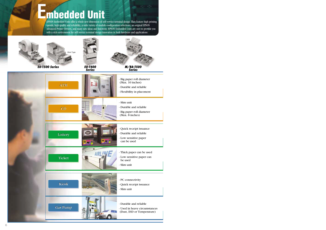 Epson EMBEDDED UNIT EU specifications Embedded Unit 