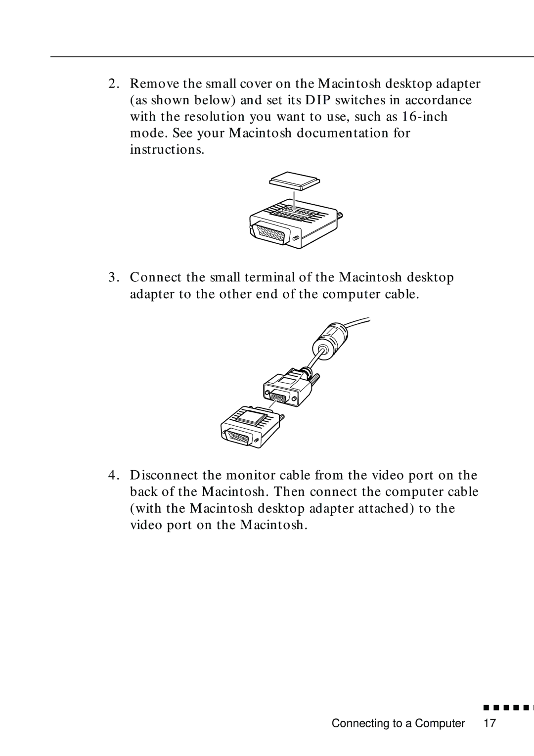 Epson EMP-8000 manual Connecting to a Computer 