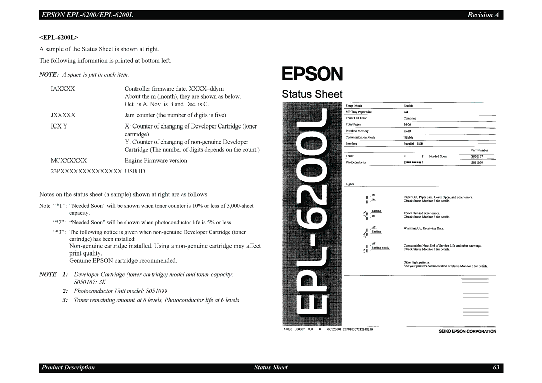 Epson EPL-6200L service manual Jxxxxx 