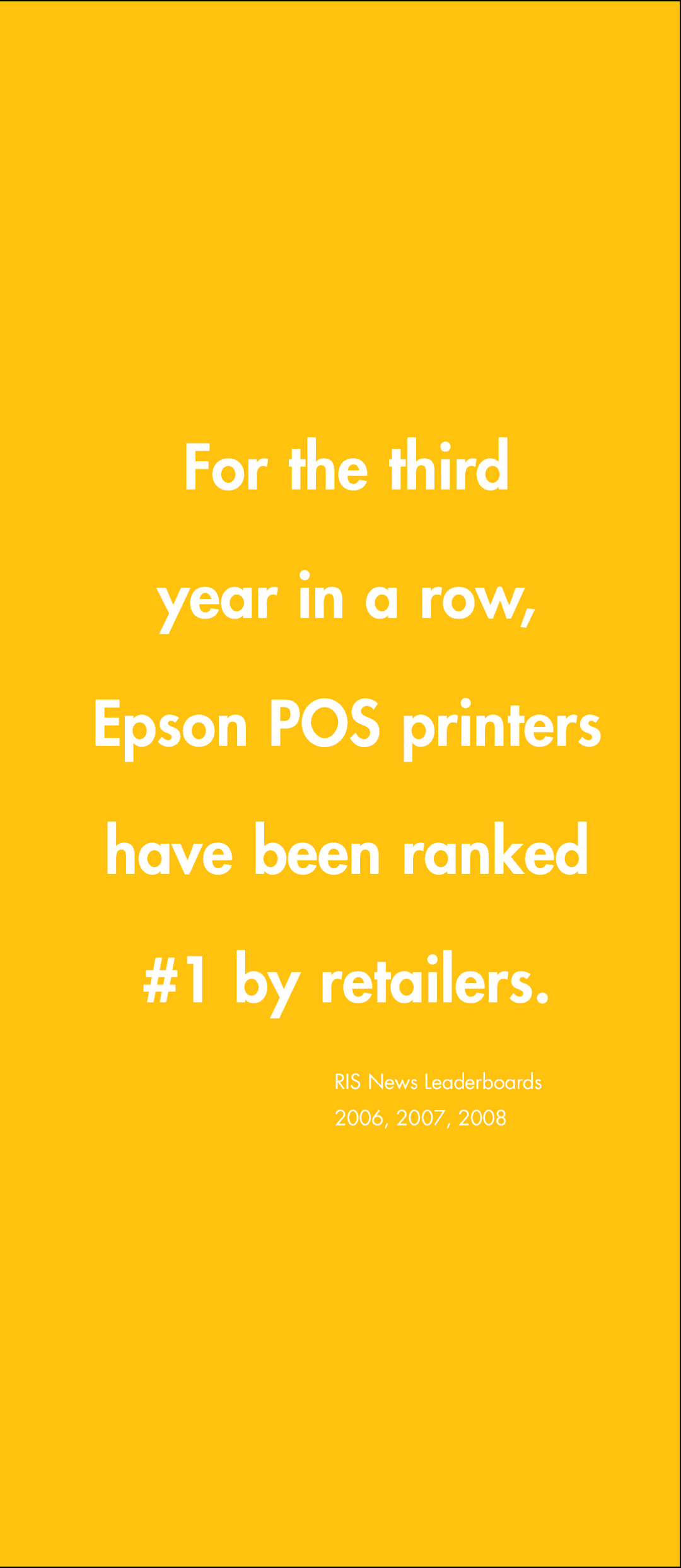 Epson EU-T400, EU-T500 manual For the third Year in a row 