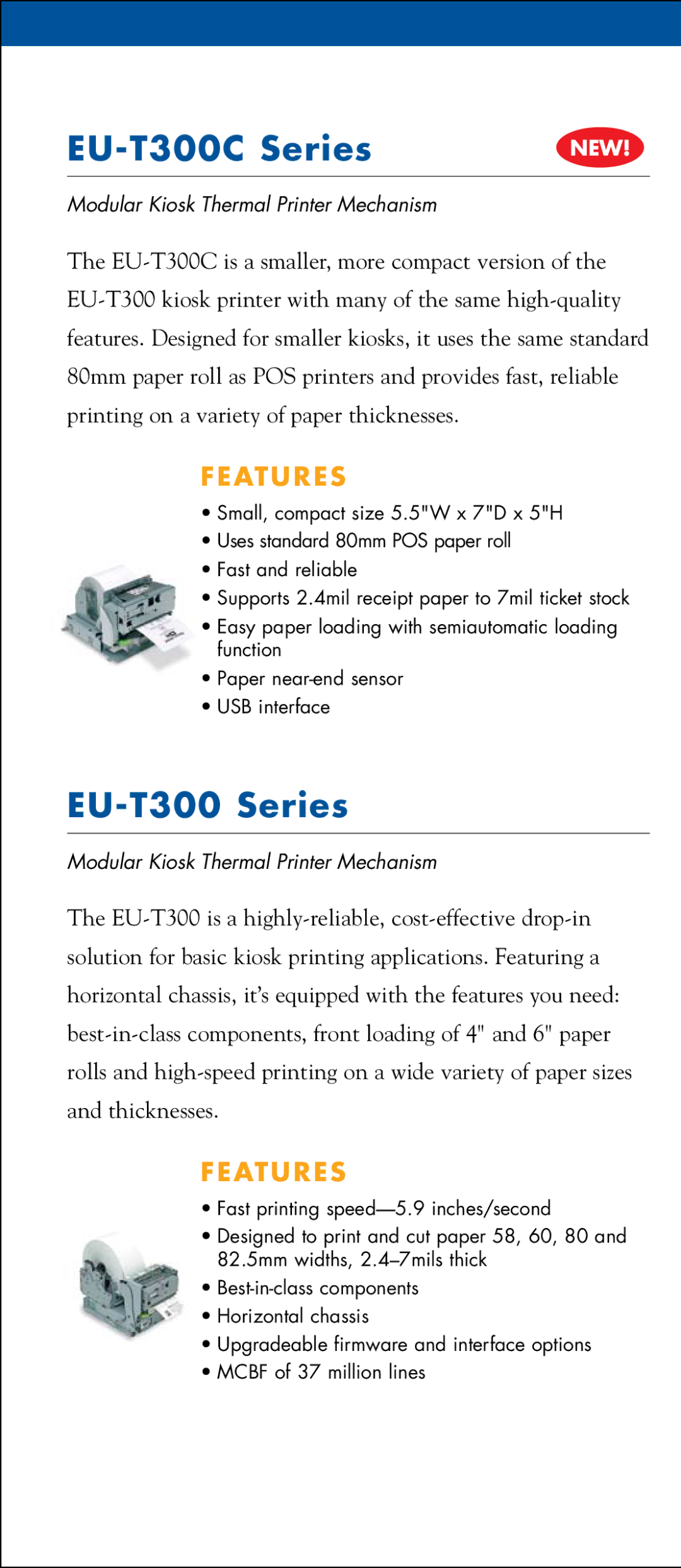 Epson EU-T500, EU-T400 manual EU-T300C Series, EU-T300 Series 