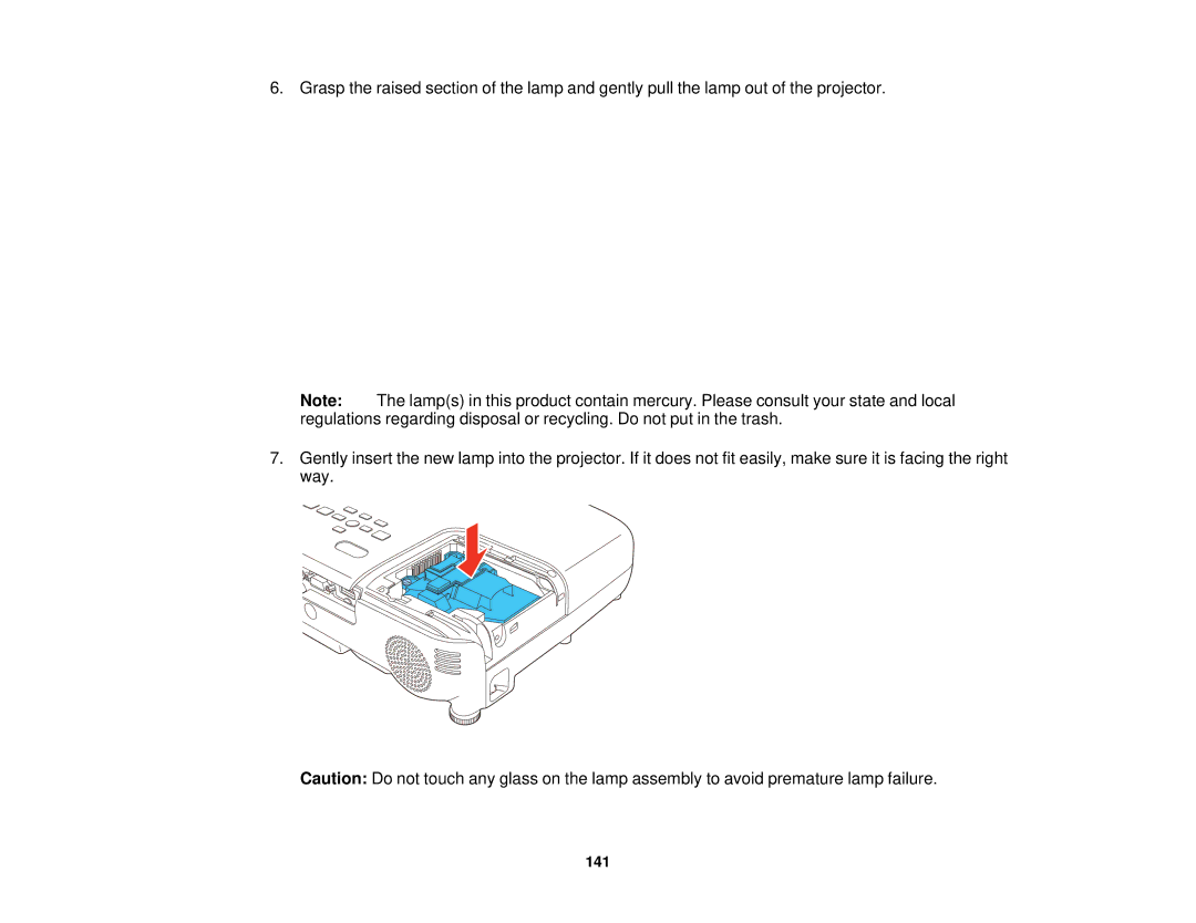 Epson EX7235 Pro, EX7230 Pro manual 141 