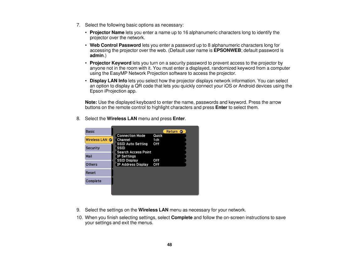 Epson EX7230 Pro, EX7235 Pro manual 